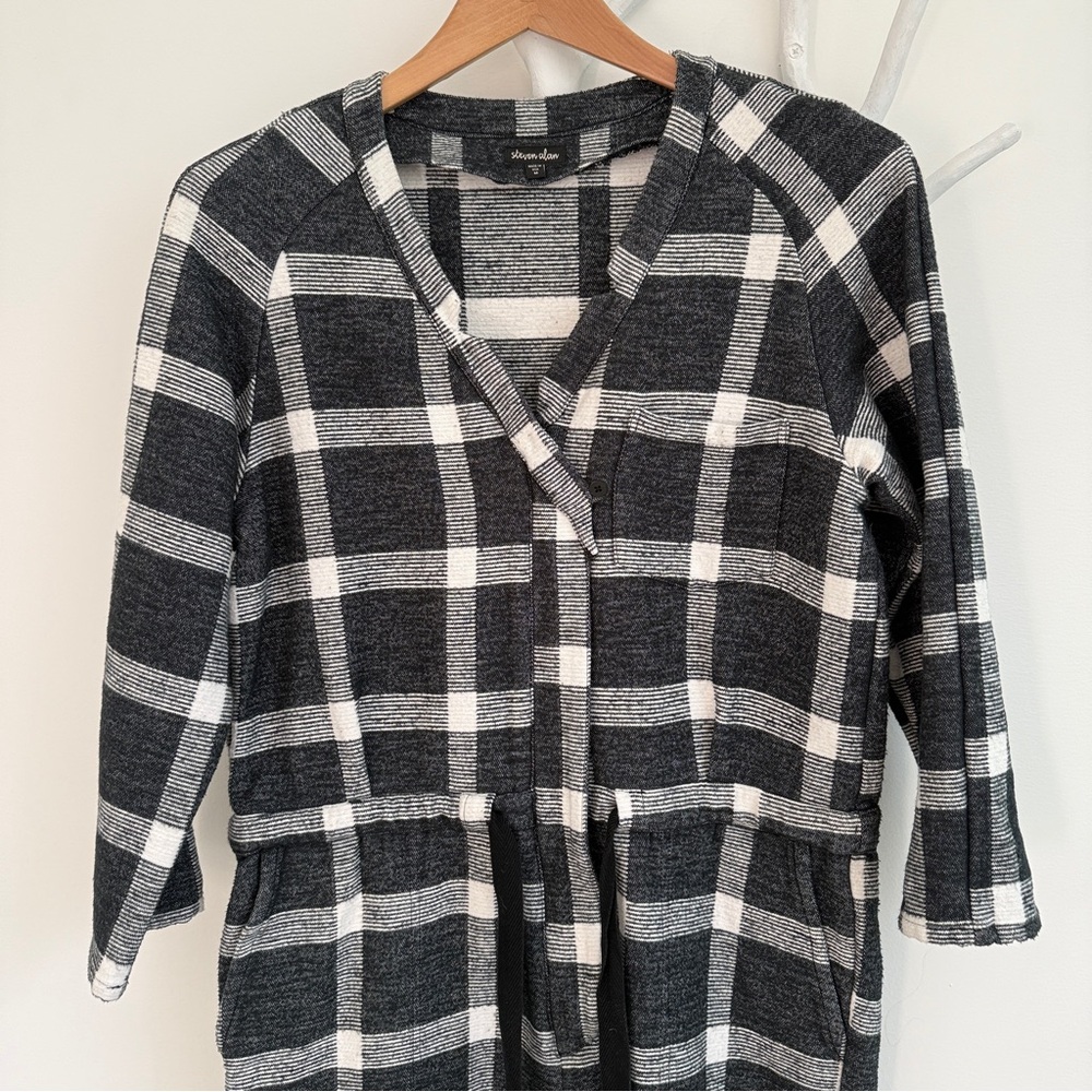 Steven Alan Plaid Jumpsuit - image 2